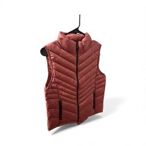 Dusty pink packable vest